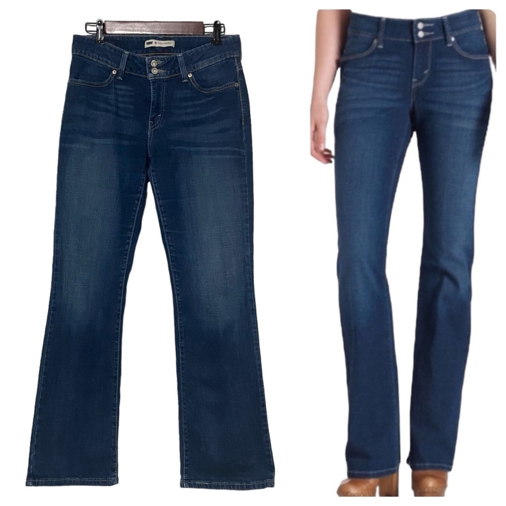 Levi’s 529 Curvy Bootcut Womens 8 Dark Washed Jeans Blue